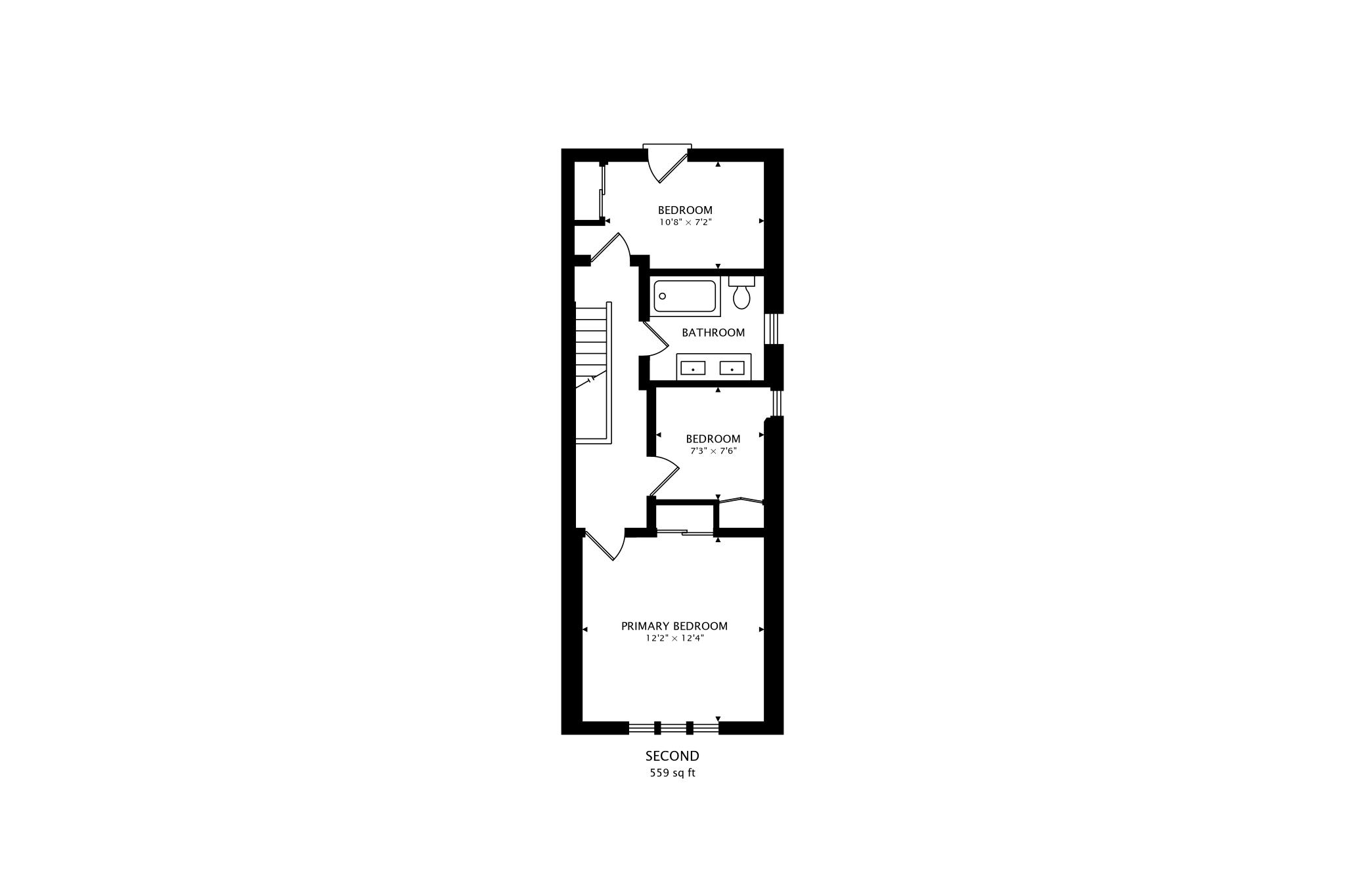 Second Floor — floor plan